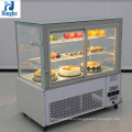 2021 commerical multideck showcase upright open front display cabinet refrigerator for supermarket usa standard cake showcase